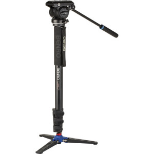 Алюминиевый монопод с основанием на 3 ножках и видео головкой S4Pro Benro A48FDS4